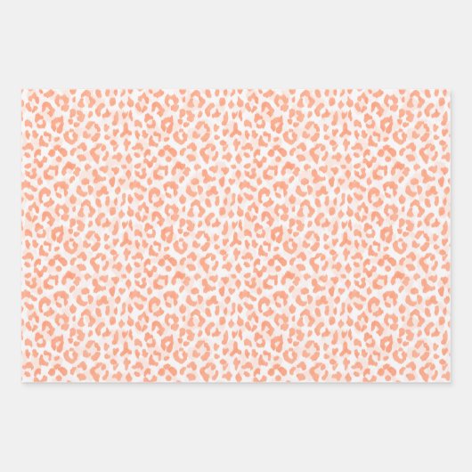 Farbenfrohe Leopardenverpackung Geschenkpapier Set (Vorderseite 3)