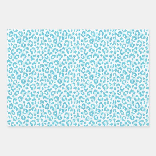 Farbenfrohe Leopardenverpackung Geschenkpapier Set (Vorderseite)