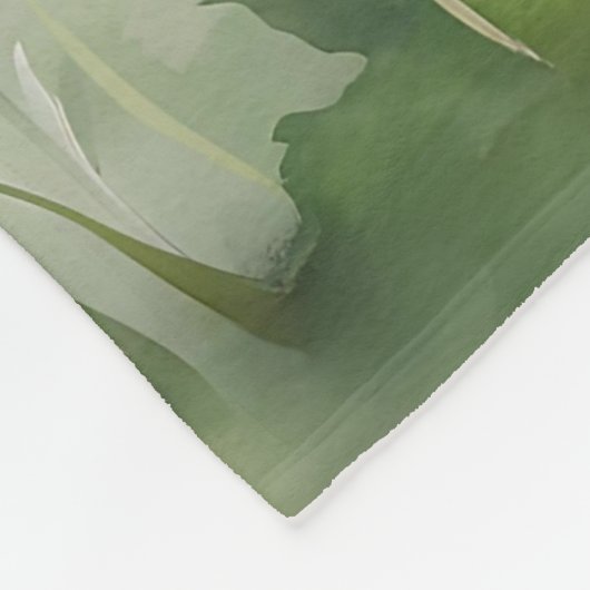 Farbenfrohe Leuchte Wasserfarben Kunst Fleecedecke (Ecke)