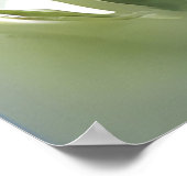 Farbenfrohe Leuchte Wasserfarben Kunst Poster (Ecke)