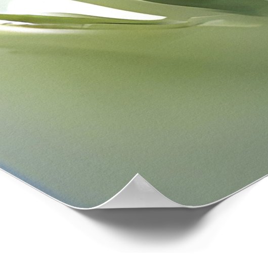 Farbenfrohe Leuchte Wasserfarben Kunst Poster (Ecke)