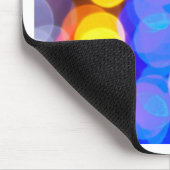Farbenfrohe Leuchten Mousepad (Ecke)