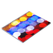 Farbenfrohe Leuchten Notizblock (Linke Seite)