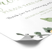 Farbenfrohe, leuchtend blühende Brautpartys - Zeic Poster (Ecke)