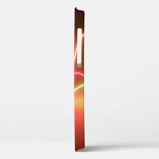 Farbenfrohe, leuchtend neonfarbene Grafik-Equalize Case-Mate iPhone Hülle (Rückseite / Links)