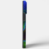 Farbenfrohe leuchtende Abstrakte Moderne Fraktal N Case-Mate iPhone Hülle (Rückseite / Rechts)