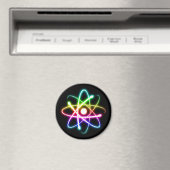 Farbenfrohe leuchtende Atomwissenschaft Magnet (In Situ (Geschirrspüler))