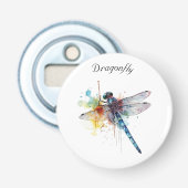 Farbenfrohe Libelle anpassbar Flaschenöffner (Vorderseite)