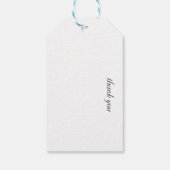 Farbenfrohe Libelle anpassbar Geschenkanhänger (Rückseite)