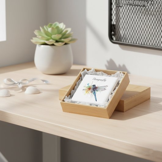 Farbenfrohe Libelle anpassbar Magnet