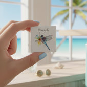 Farbenfrohe Libelle anpassbar Magnet