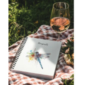 Farbenfrohe Libelle anpassbar Planer