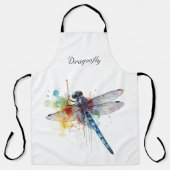 farbenfrohe Libelle anpassbar Schürze (Vorderseite)