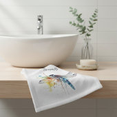 farbenfrohe Libelle anpassbar Waschlappen