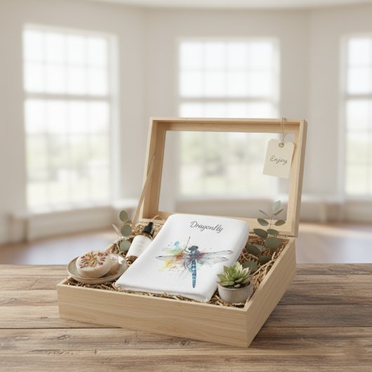 farbenfrohe Libelle anpassbar Waschlappen