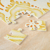 Farbenfrohe Libelle Art Vintag Style Puzzle (Seite)