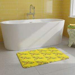 Farbenfrohe Libelle Badematte