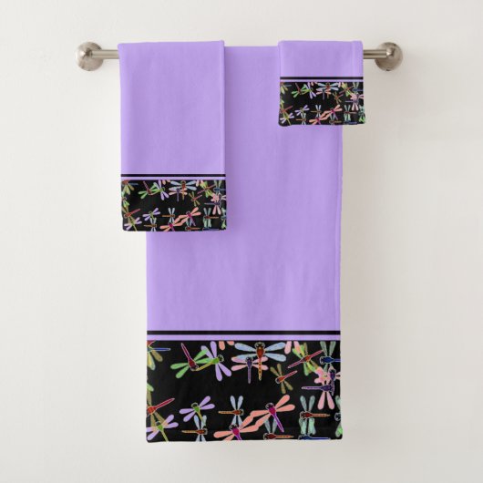 farbenfrohe Libellen Badetuch Set (Insitu)