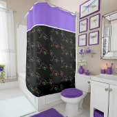 Farbenfrohe Libellen Duschvorhang