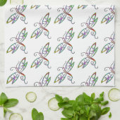 Farbenfrohe Libellen Geschirrtuch (Gefaltet)