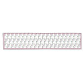 Farbenfrohe Libellen Kurzer Tischläufer (Horizontal)