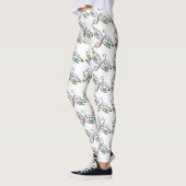 Farbenfrohe Libellen Leggings (Links)