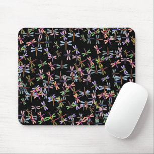 farbenfrohe Libellen-Mauspad Mousepad