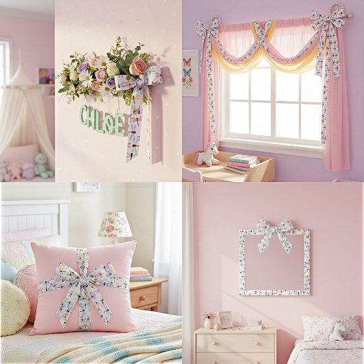 farbenfrohe Libellen Satinband