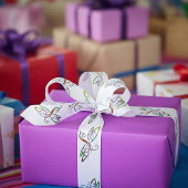 Farbenfrohe Libellen Satinband