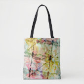 Farbenfrohe Libellen Tasche (Vorderseite)
