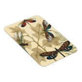 Farbenfrohe Libellen über den Blätter schweben Magnet (Rechte Seite)