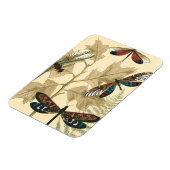 Farbenfrohe Libellen über den Blätter schweben Magnet (Linke Seite)