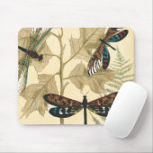 Farbenfrohe Libellen über den Blätter schweben Mousepad (Mit Mouse)