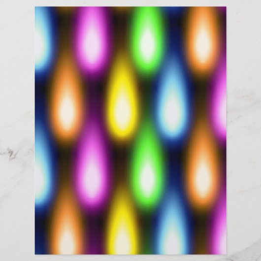 Farbenfrohe Lichteffekte Flyer (Vorne)