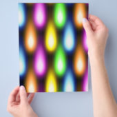 Farbenfrohe Lichteffekte Flyer (Hand)