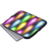 Farbenfrohe Lichteffekte Laptopschutzhülle (Vorne Knopf)