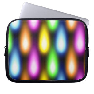 Farbenfrohe Lichteffekte Laptopschutzhülle
