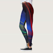 Farbenfrohe Lichteffekte Leggings (Links)