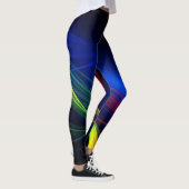 Farbenfrohe Lichteffekte Leggings (Rechts)