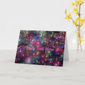 Farbenfrohe Lichteinstrahlung Karte (Gelbe Blume)