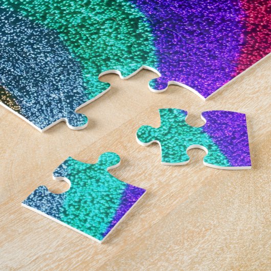 Farbenfrohe Lichter Jigsaw Puzzle (Seite)