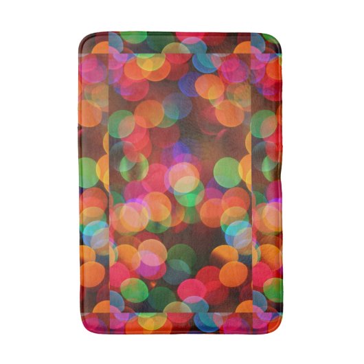 Farbenfrohe Lichter Kinder Badezimmer Fußbodenmatt Badematte (Vorderseite Vertikal)