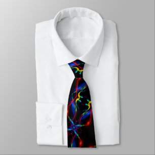 Farbenfrohe Lichter Neck Tie Krawatte