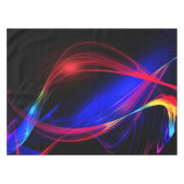 Farbenfrohe Lichter Schwarzes Tischfresko Tischdecke (Vorderseite (Horizontal))