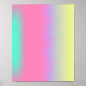 Farbenfrohe Lichter strahlende Aura Poster (Vorne)