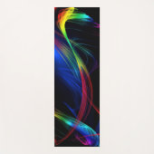 Farbenfrohe Lichter Yoga Mat Yogamatte (Vorderseite)
