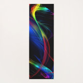 Farbenfrohe Lichter Yoga Mat Yogamatte (Rückseite)