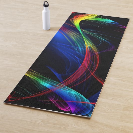 Farbenfrohe Lichter Yoga Mat Yogamatte (Beispiel)