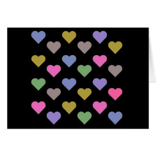 Farbenfrohe Liebe Herz