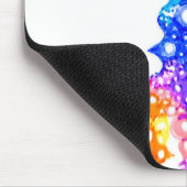 Farbenfrohe Liebe Mousepad (Ecke)